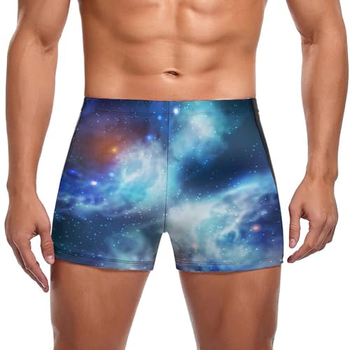 Short de bain homme à séchage rapide ciel étoilé