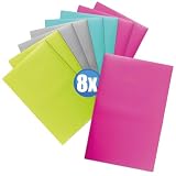 Robin Goods® 8x Tappetini per cassetti e frigorifero - Tappetini in EVA tagliabili per cassetti, armadi, ripiani, frigorifero - Inodori, antibatterici, antiscivolo (Colorato 2)