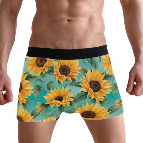 Sunflower Flower Men's Boxer Briefs S 202a37923