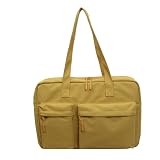 HTU Laptop-Handtasche Nylon, großes Fassungsvermögen, Gelb 400x270x80 cm