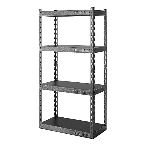 gladiator garc304Rgg 30" Wide Ez Connect Rack With Four 15" Deep Shelves