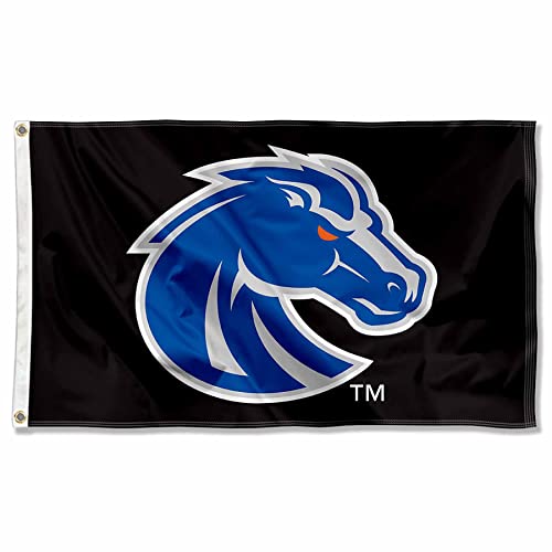 Boise State Broncos Black 3X5 Flag #TOP14