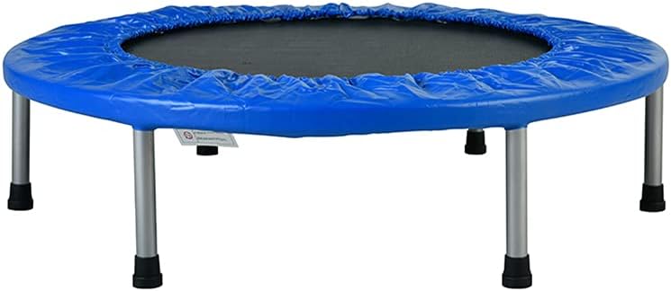 High Bounce Mini Trampoline for Adult Fitness, 38 Foldable Trampoline, Workout Indoors and Outdoors, Adult and Children's Trampoline, for Safe Jumping Exercise, Fitness, Sport