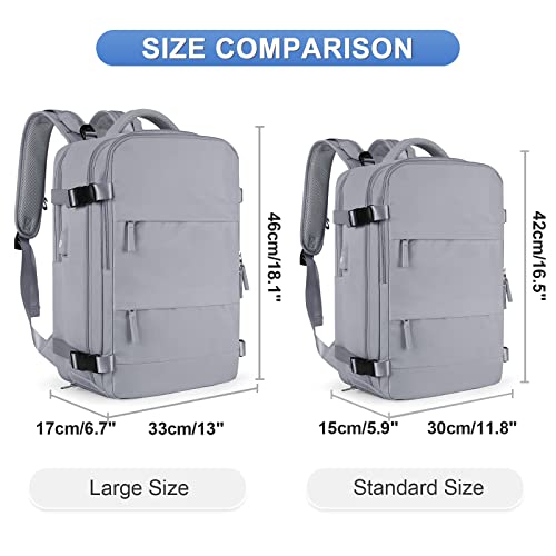 Image of Large Personal Item Travel Backpack For Women Men Airline Approved Carry On Backpack Flight Approved Waterproof Sports Luggage Backpack Casual Daypack Small Hiking Backpack