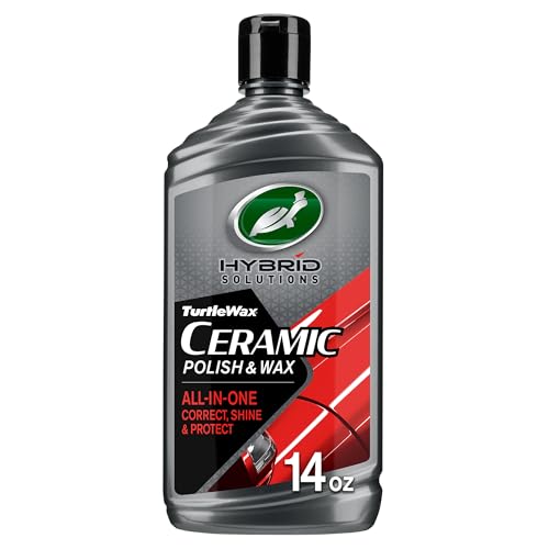 Turtle Wax Hybrid Solutions Ceramic Car Polish and Wax, 14 oz. (Pack…
