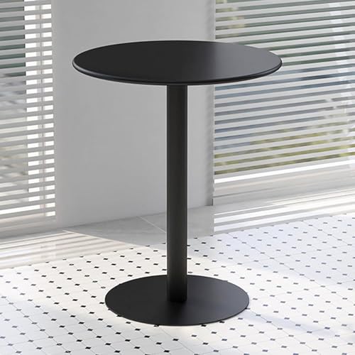 Mesa de bar redonda, elegante mesa de cóctel circular para oficina en casa, balcón, cafetería, bistró, pub, mesa de café