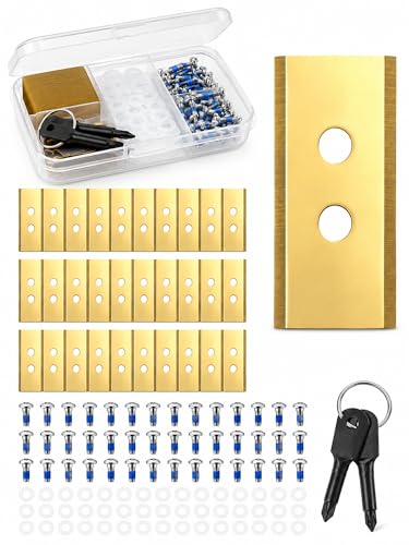 36Pcs Titanium Blades for Luba & Yuka Mowers with Screws