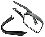 Befestigung durch Rastergurte aus Gummi.