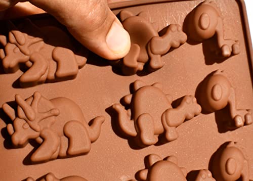 Flexible Silicone Dinosaur Chocolate, Candy, Soap, Ice Cube Tray Mold Silicone Party Maker #TOP5