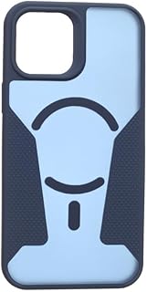 جراب خلفي فاخر متوافق مع ماج سيف لموبايل آبل آيفون 12 برو ماكس من الراية - كحلي