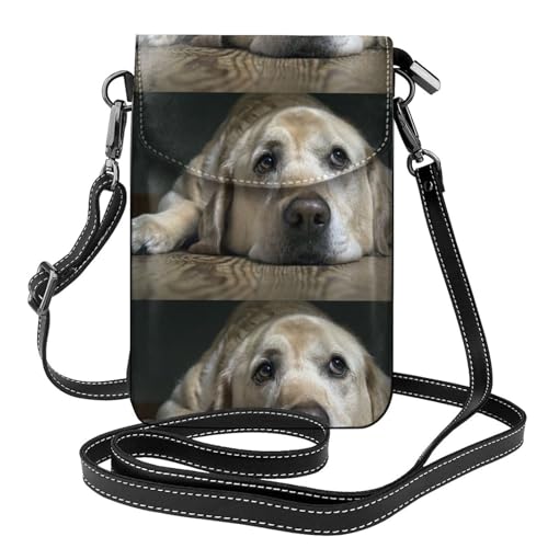 Chien Labrador mignon sur pochette téléphone femme le cadeau parfait avec porte-cartes