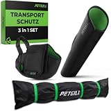 PETGILL E-Bike Transportschutz Set 3-teilig – Motor, Akku & Lenker Schutzhülle. Wasserdichter Regenschutz beim Fahrradträger Transport. Zubehör kompatibel mit Bosch, Cube, MTB