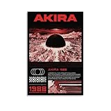 PANTTING Akira - Póster estético de anime de la película para decoración del hogar, dormitorio, sala de estar, 30 x 45 cm, estilo sin marco