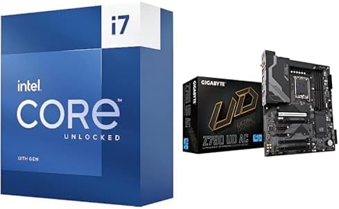 Intel Core i7-13700K Gaming Desktop Processor + GIGABYTE Z790 Motherboard