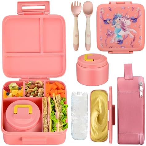 Amazon.com: JXXM Bento Lunch Box for Kids With 8oz Soup Thermo,Leak