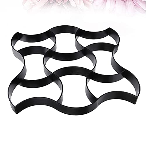 Yardwe Concrete Molds Walk Path Maker Reusable Concrete Path Maker Molds Stepping Stone Paver Diy Walkway Pavement Paving Moulds For Lawn Patio Yard Garden- 50Cm #TOP3