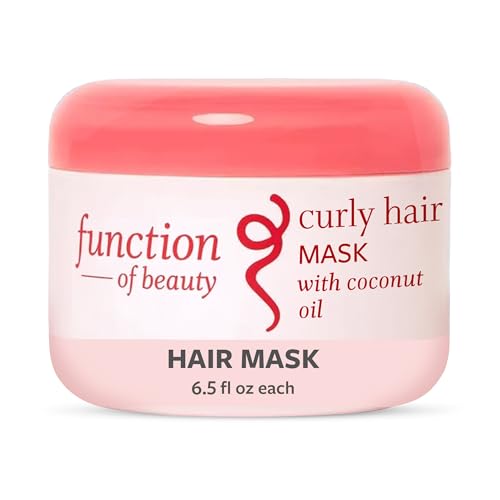 Function of Beauty Hair Mask for Curly Hair - Sulfate-Free Deep Conditioning Hair Mask for Smooth Natural Curls & Bounce - Hydrating & Moisturizing with Coconut Oil - Dry & Dull Hair Care Products