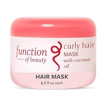 Function of Beauty Hair Mask for Curly Hair - Sulfate-Free Deep Conditioning Hair Mask for Smooth Natural Curls & Bounce - Hydrating & Moisturizing with Coconut Oil - Dry & Dull Hair Care Products