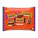 REESE'S Assorted Milk Chocolate Snack Size Peanut Butter Shapes, Halloween Candy Jumbo Bag, 14.4 oz