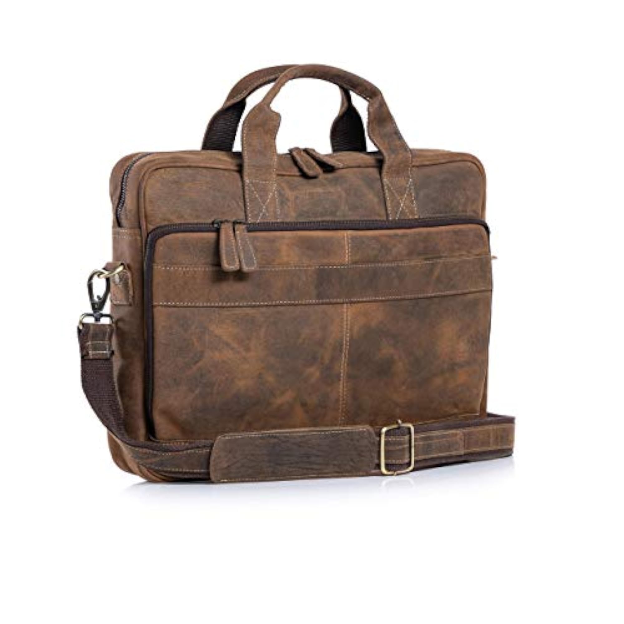 16 Inch Leather Briefcases Laptop Messenger Bags