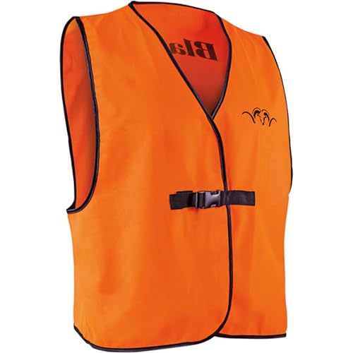 Blaser Treiberweste – Pure Blaze Orange – One‑Size Signalweste für Drück‑ und Treibjagd – mit Clip‑Verschluss & Argali‑Logo – hervorragende Sichtbarkeit