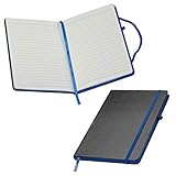 s'blaue eck pöttsching 160 linierte Seiten Notizbuch / DIN A5 / 160 S. / liniert / PU Hardcover / Farbe: blau