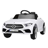 Electric Car for Kids 3+ Licensed Mercedes Benz CLS 350, TOBBI Children Kid Ride On Car with Parental Remote Control, Kids’ Electric Vehicle with Soft Start Design/Radio & LED Lights