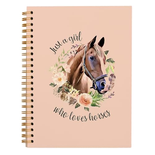 hold fizz Horse Spiral Notebook Journal 5.5x8.3 inch