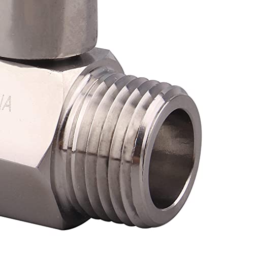Dernord DERNORD-591 Stainless Ball Valve - 1/2 Inch Npt Thread Male Small Mini Ball Valve  thumb #1