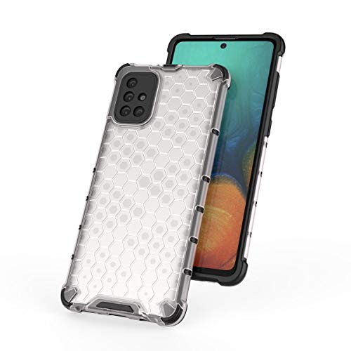 Image of Glasgow Back Case Cover for Samsung Galaxy A71 Shockproof Military Grade Back Cover - Transparent