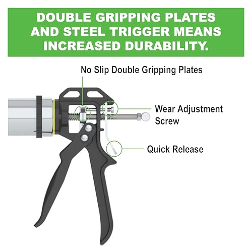 Image of Albion Engineering B12B30 B-Line Manual Bulk Caulking Gun, 30 oz, 12:1 Drive