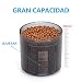 DZL- Alimentador Automático Peces Comedero Automático Peces Temporizador Acuario para Tortuga Pescado...