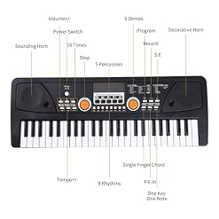 Électronique clavier Piano 49 Touches USB Piano Électrique Et Microphone Musique Numérique Clavier Électronique 16 Tons 8 Rythmes 6 Chansons De Démonstration Musique - Les Beatles, Paul McCartney, John Lennon, RIngo Starr, George Harrison Électronique clavier Piano 49 Touches USB Piano Électrique Et Microphone Musique Numérique Clavier Électronique 16 Tons 8 Rythmes 6 Chansons De Démonstration Musique – Image 6
