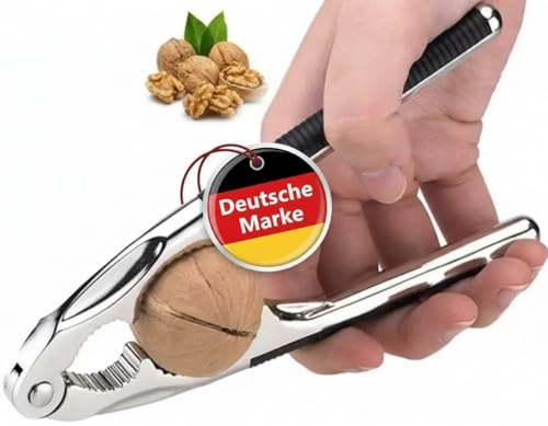 FlYHIGH Premium Nussknacker aus robustem Eisen, ergonomischer Griff,...