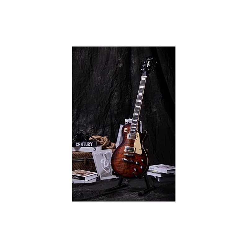 Grote Electric Guitar Solid Body LPYS006 Maple Neck, Stainless Steel