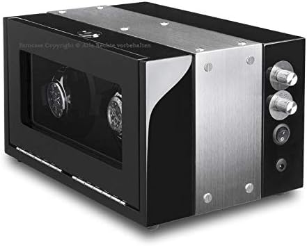 MaestroWatchmaker Display Case Movement Watches Watch Winder 2 Carbon Fiber Aluminium LED