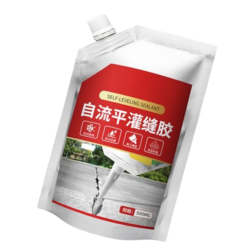 Caulk De Baldosas De Ducha - Sellador De Juntas De Concreto, Función De Reparación De Grietas Impermeables | Pasta De Relleno De Lechada Autónoma, Compuesto De Parche De Grietas De Cemento Para La Par