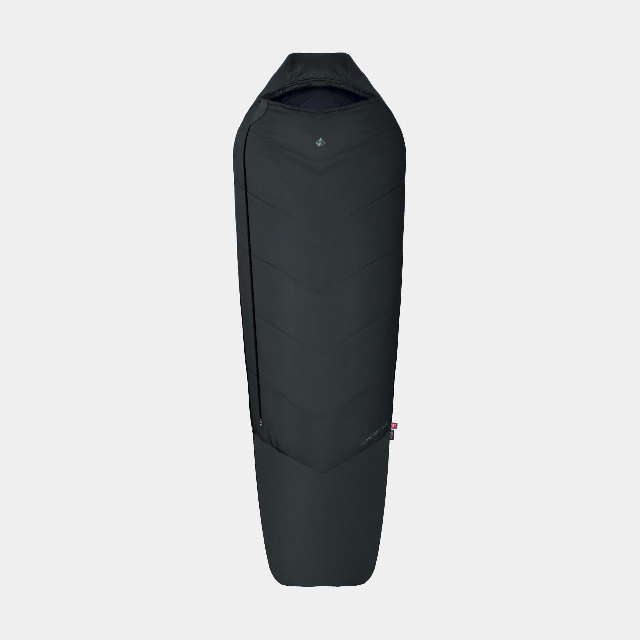 Alpinus - Śpiwór Turystyczny Bushcraft 1400, Lekki Śpiwór Typu Mumia | 215 x 80 cm, Trekkingowy, Kempingowy, Pokrowiec z Możliwością Kompresji - Zielony