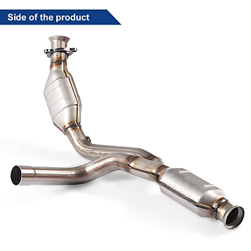 BoardRoad Catalytic Converters Direct-Fit Stainless Steel for 09-14 Chevy Silverado Suburban 1500 Tahoe Avalanche / 10-13 Escalade / 09-14 GMC Sierra 1500 Yukon XL 1500 - EPA Compliant
