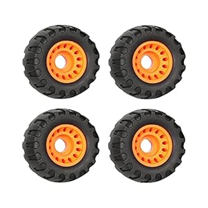 Colcolo 4pcs PU Skateboard Wheels All Terrain Longboard Wheel Spare Parts