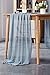 Aviviho 10ft Dusty Blue Chiffon Sheer Table Runner for Wedding Decor Boho Party Bridal Baby Shower Table Decorations