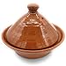 Tajine de barro refractario, con plato de 32 cm de diámetro color miel