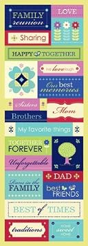 Momenta Embossed Sticker, Formal Affairever Family