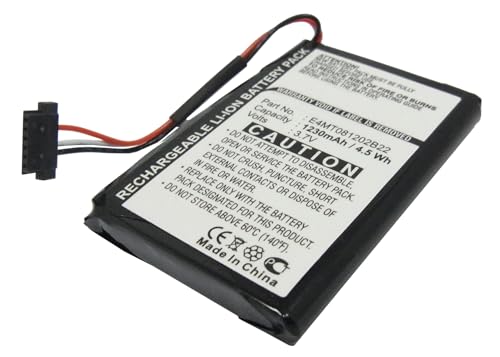 Synergy Digital GPS Battery, Compatible with Navigon E4MT081202B22 GPS, (Li-Pol, 3.7V, 1230mAh) Ultra High Capacity, Replacement for Navigon 541380530002 Battery