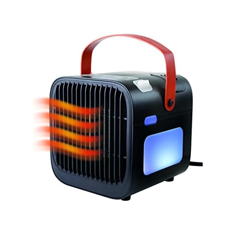 Thermamist SOOTHING, WARM & COZY ENERGY-SAVING SPACE HEATER / POWERFUL HEATER & HUMIDIFIER / INCLUDES AUTO-SHUTOFF TIMER / With color-changing LED light & Nightlight Cover