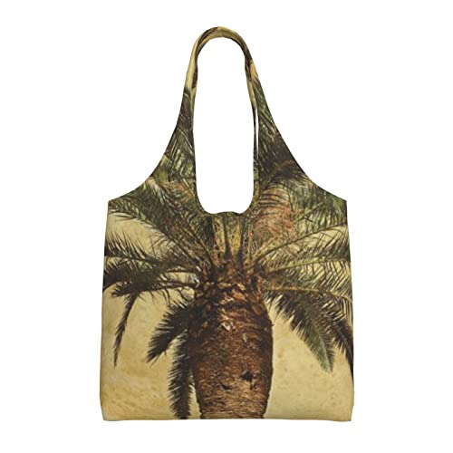 Sacs d'épicerie pour voyage et gym en toile réutilisable au style tropical