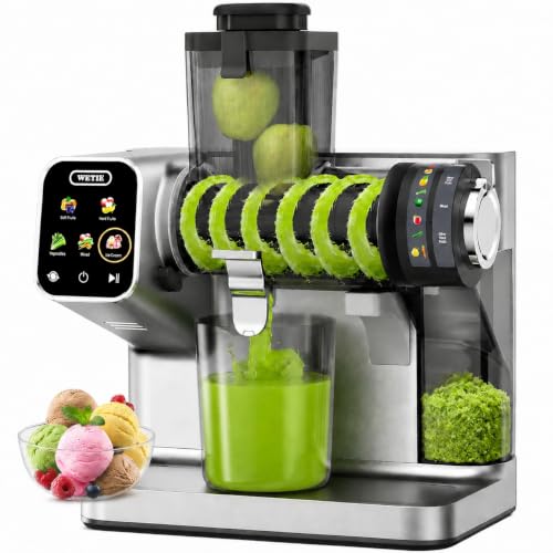 Image of WETIE Cold Press Juicer, Smart Touch Juicer with 99% Juice Yield