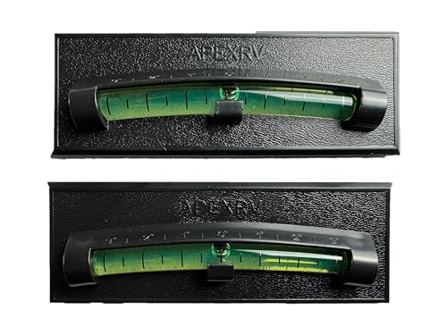 Niveau à bulle gradué Apex RV noir accessoire remorque caravane camping