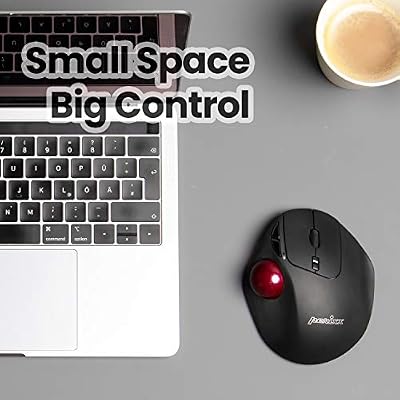 Perixx Peripro-304 Trackball, 2.17 Inch Large Replacement Ball for Periboard and Kensington Mouse, Glossy Red, 18033