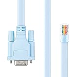 Cisco 72-3383-01 Rollover Câble console DB9 femelle vers RJ45 mâle 1,8 m